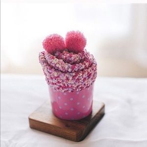 Special day Gifts! Pink! Fuzzy Cupcake Pom Pom Socks! 💕🧁